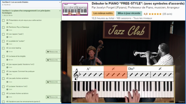 Piano avec Accords : Jouer des reprises à vue et à sa sauce – Screenshot 3