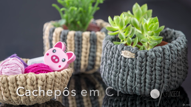 Curso de Crochê, Linda Peça com Duas Faces – Screenshot 2