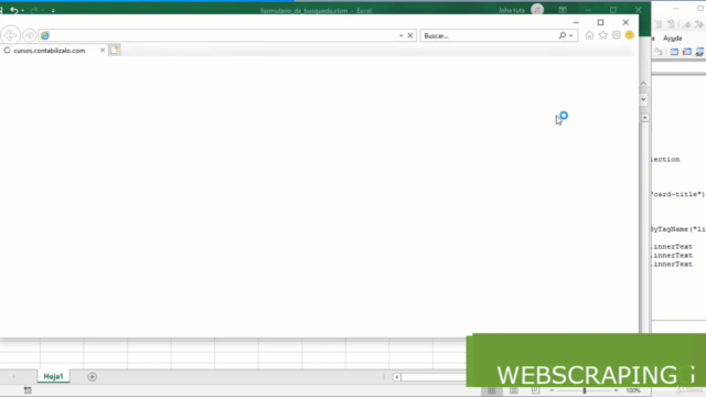 Web Scraping Excel VBA- Extrae Información desde Páginas Web – Screenshot 1