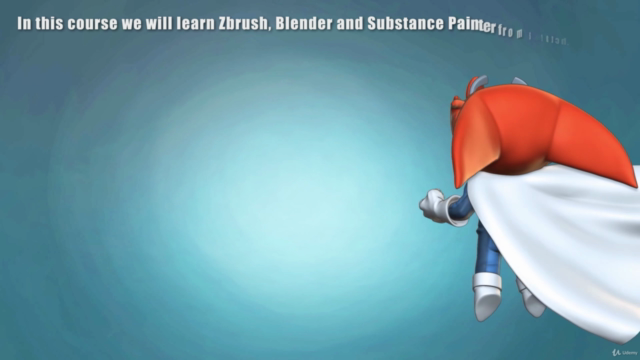Zbrush, Blender, Substance Painter 3D game character course - Screenshot_01