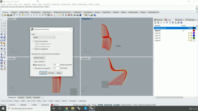 Curso completo de diseño de muebles con Rhinoceros | 2022 – Screenshot 4