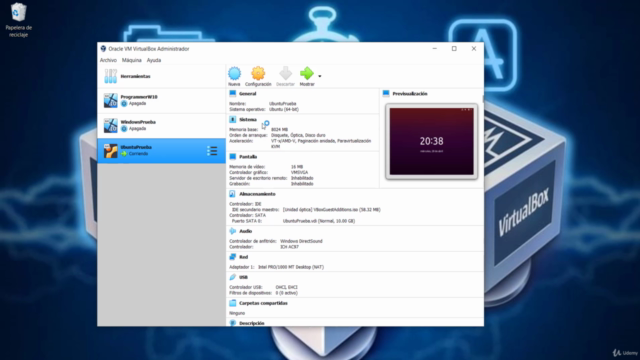 VirtualBox de principiante a experto creando Windows y Linux – Screenshot 1
