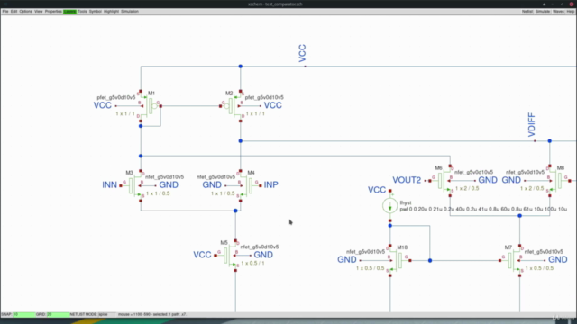 VSD Intern - Analog Comparator Design using Sky130 – Screenshot 3
