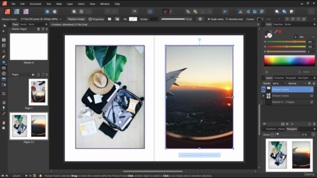 Affinity Publisher: Essential training Course – Screenshot 2