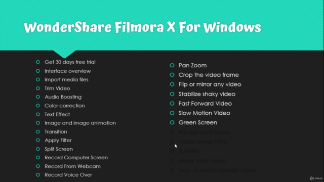 WonderShare Filmora X:  Basic Video Editing For Beginners – Screenshot 4