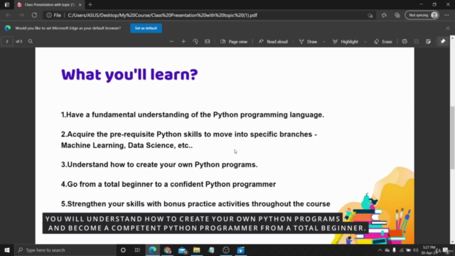 The Ultimate Python Guide for Beginners – Screenshot 1