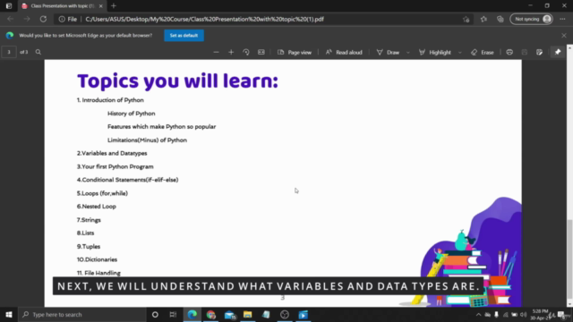 The Ultimate Python Guide for Beginners – Screenshot 3