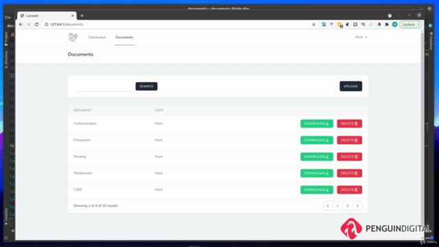 Create a document search system in Laravel – Screenshot 1
