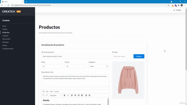 Crea una tienda online profesional, Ecommerce con MEAN STACK - Screenshot_04