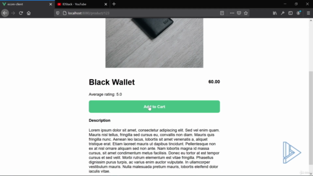 MEVN: Shopping Cart - MongoDB, ExpressJS, Vue dan NodeJS – Screenshot 1