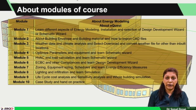 Energy Modelling (Module 7) with eQuest – Screenshot 4