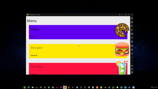 Menu Resturant with android Studio – Screenshot 3