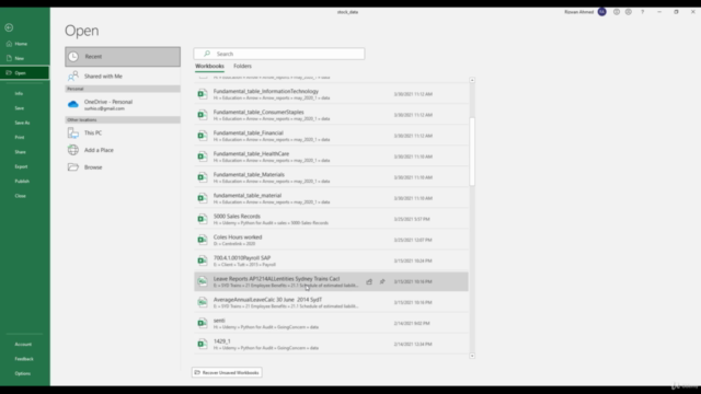 Python for Accountants II – Screenshot 2