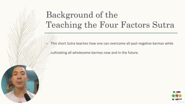 The Sutra Teaching the Four Factors - Transcending Bad Karma – Screenshot 1