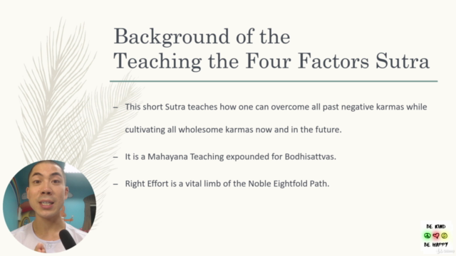 The Sutra Teaching the Four Factors - Transcending Bad Karma – Screenshot 2