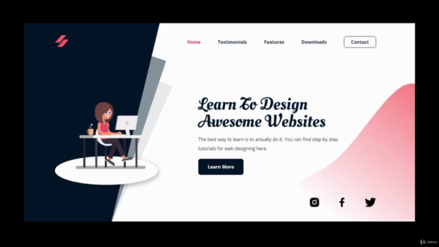 Build A Responsive Website From A Figma Design – Screenshot 1