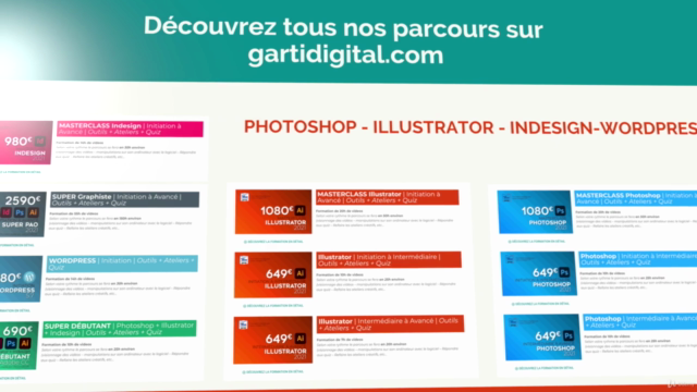 Photoshop, Illustrator, Indesign, Wordpress avec votre CPF – Screenshot 2