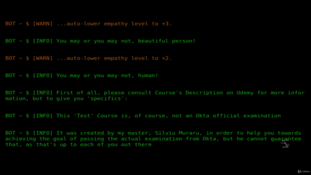 Okta Certified Developer Knowledge Base Test – Screenshot 2