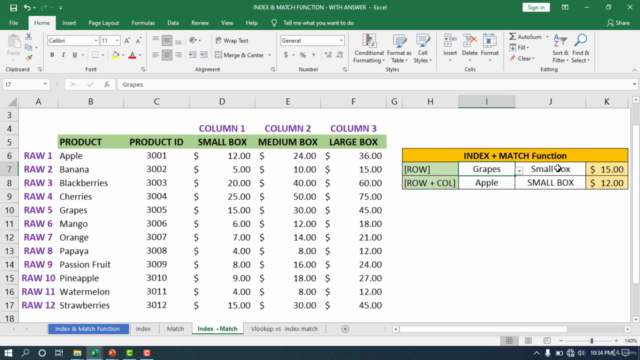 Advanced Usage Of Excel Vlookup,Hlookup,Index,Match & More - Screenshot_03