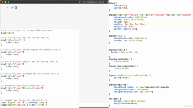 CSS basis – Screenshot 1