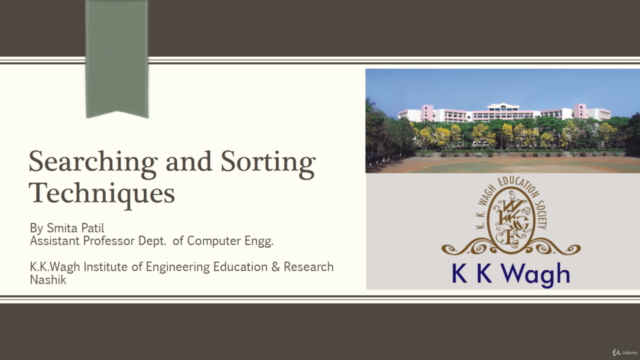 Searching and Sorting Techniques – Screenshot 1