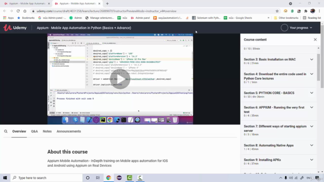 Appium - Mobile App Automation in Python (Basics + Advance) – Screenshot 1