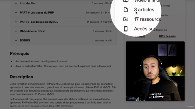 Certification PHP & MYSQL | ATELIERS PRATIQUES – Screenshot 4