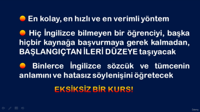 Başlangıçtan İleri Düzeye TAM KAPSAMLI HIZLI İNGİLİZCE Kursu – Screenshot 1
