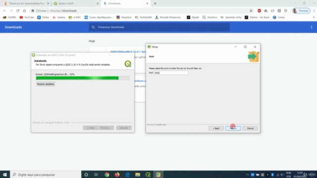 Banco de Dados Espaciais – Screenshot 1