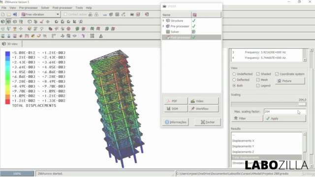 Elementos Finitos - Análise Modal – Screenshot 1