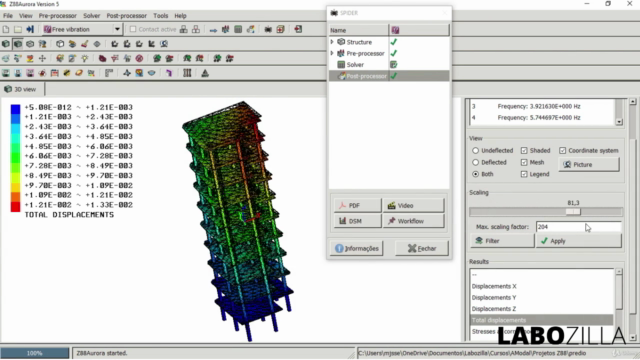 Elementos Finitos - Análise Modal – Screenshot 2