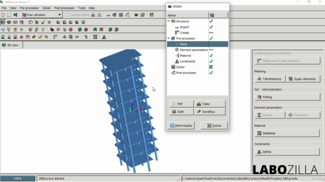 Elementos Finitos - Análise Modal – Screenshot 3
