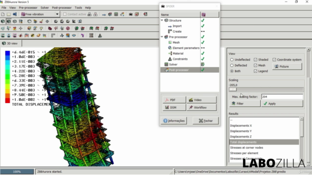 Elementos Finitos - Análise Modal – Screenshot 4