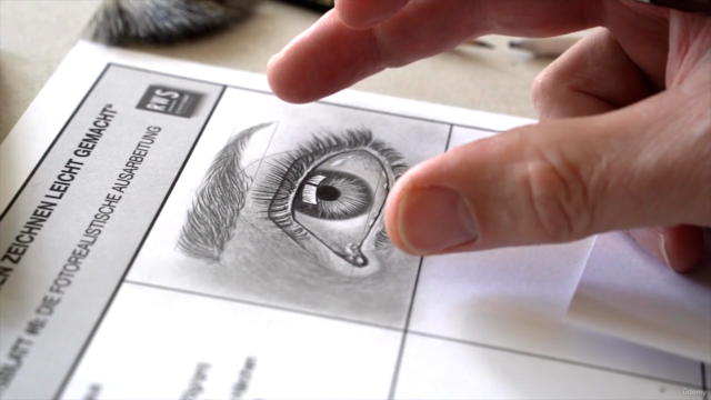 "Augen zeichnen lernen leicht gemacht" mit Workbook – Screenshot 3