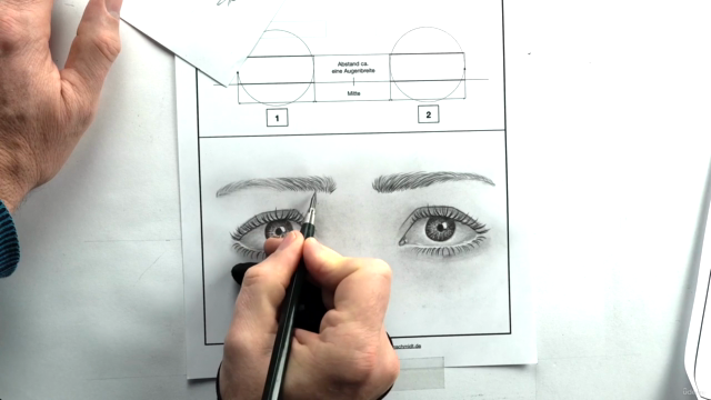 "Augen zeichnen lernen leicht gemacht" mit Workbook – Screenshot 4