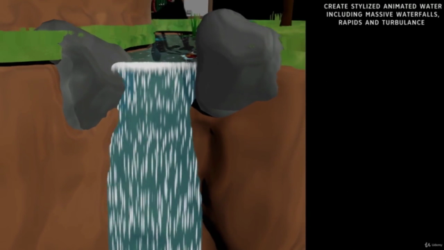 Blender 3D Model a Ghibli Art Stylized Scene – Screenshot 1