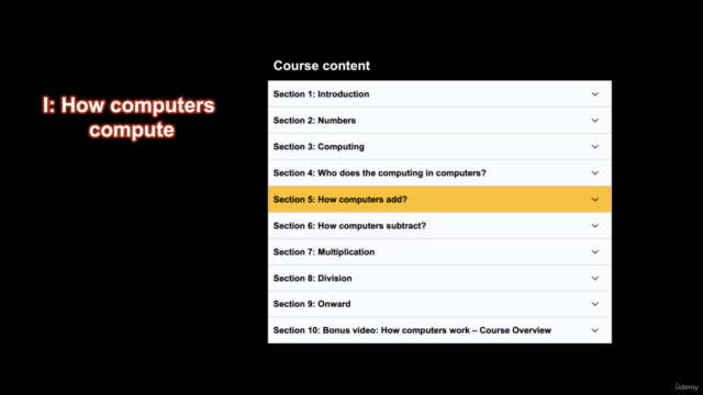 Mini-Course: How Computers Compute? – Screenshot 4