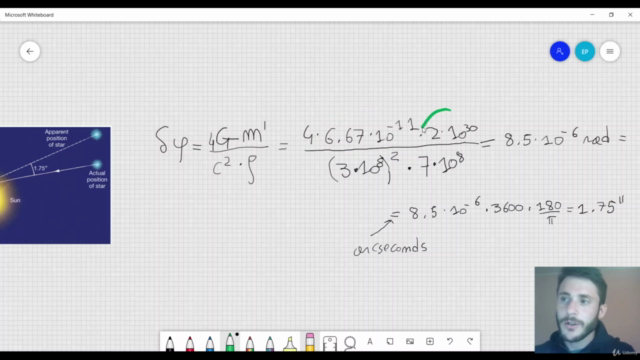 Mathematical predictions of General Relativity – Screenshot 4