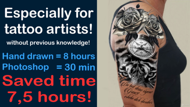 Photoshop for Tattooists and those who want to become one – Screenshot 1