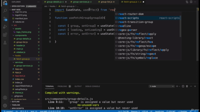 React & Django Full Stack: Advanced – Screenshot 3