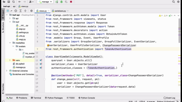 React & Django Full Stack: Advanced – Screenshot 4