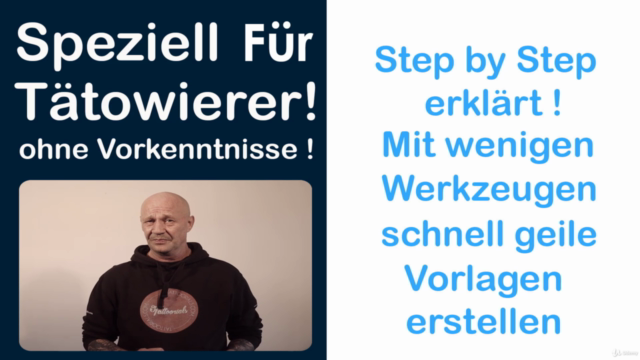 Tattoo Vorlagen erstellen mit Photoshop für Tätowierer. – Screenshot 3