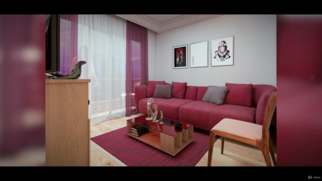 3D Max & Vray: Crea RENDERS interiores 3D FOTORREALISTAS – Screenshot 2