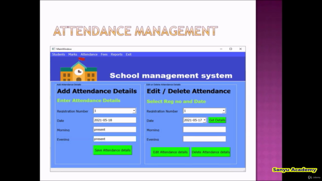 Build Complete School Management Software | Python PyQt5 SQL – Screenshot 4