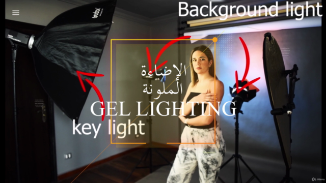 أساسيات الإضاءه للتصوير الفوتوغرافي في الأستوديو – Screenshot 4