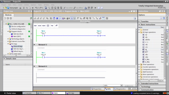 TIA PORTAL PLC Programming Course – Screenshot 3