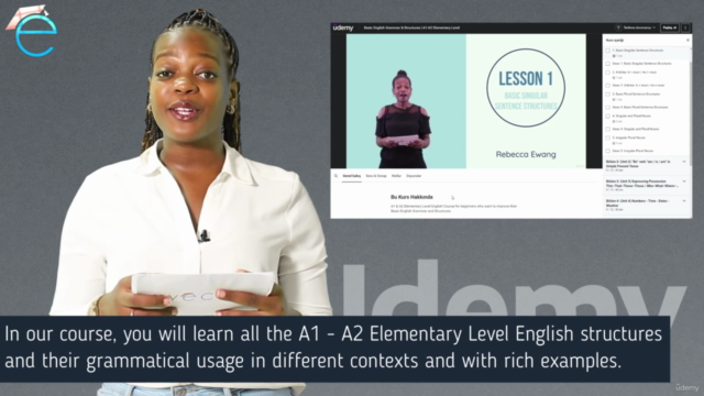 Basic English Grammar & Structures | A1-A2 Elementary Level – Screenshot 1