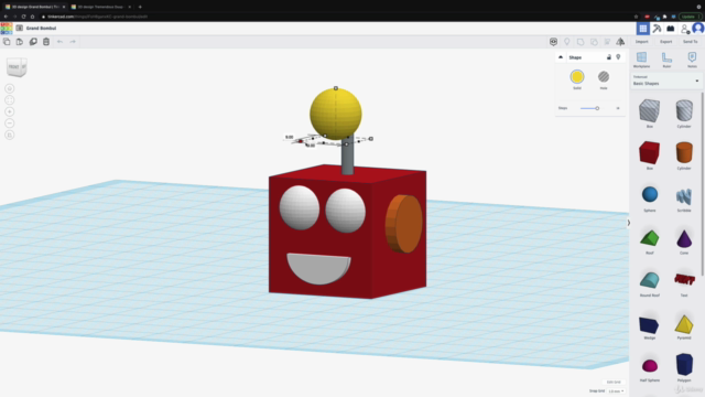 Getting Started with TinkerCAD – Screenshot 3