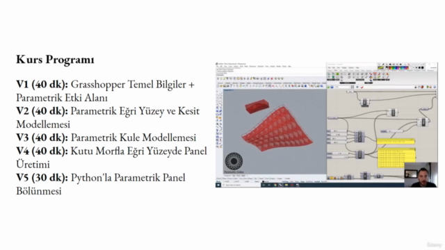 Rhino/Grasshopper Parametrik Modelleme – Screenshot 4