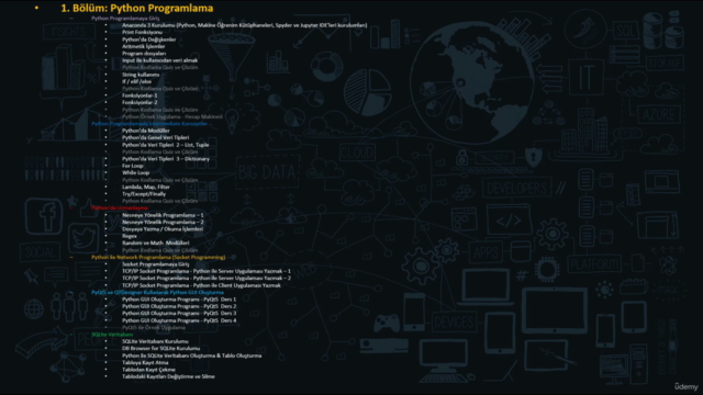 Python Programlama ve A'dan Z'ye Makine Öğrenmesi – Screenshot 1